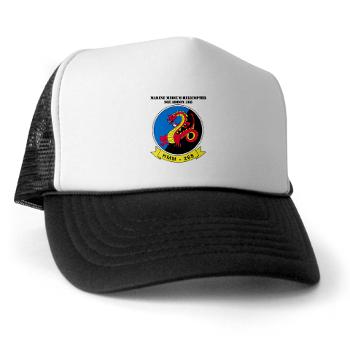 MMHS268 - A01 - 02 - Marine Medium Helicopter Squadron 268 with Text - Trucker Hat
